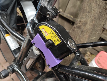 linkax disc lock holder Gadget bike ebike brake lectric mount 3d print model - Mito3D