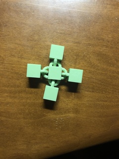 linked cubes fidget toy 3d print model - Mito3D