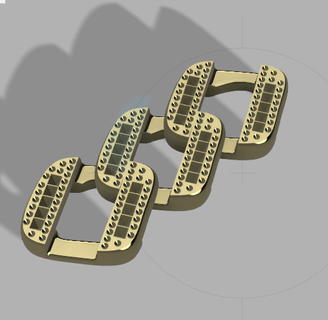 links sclaba diamonds 3d print model - Mito3D