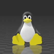 Linux manchot 3d print model - Mito3D