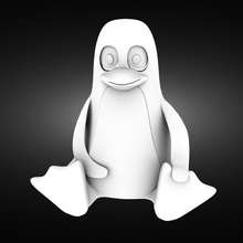 Linux Pinguin 3d print model - Mito3D