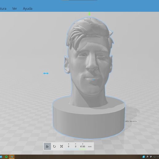 lio messi Löwe Fußball 3D print model - Mito3D