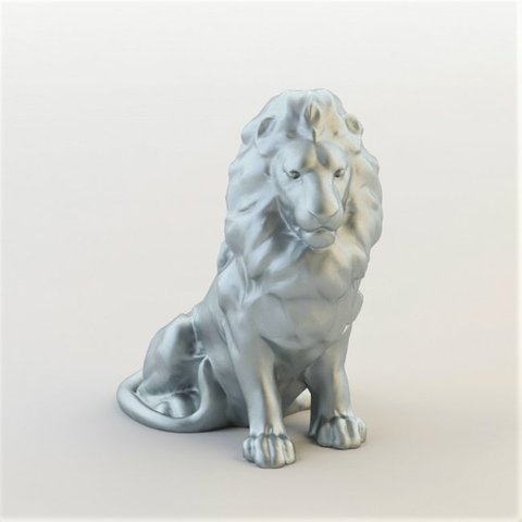 león.art.animal 3D print model - Mito3D
