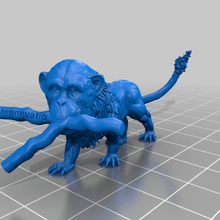 lion-monkey rennevatio st ckerl throwingstick art beast lion monkey sculptures 3d print model - Mito3D