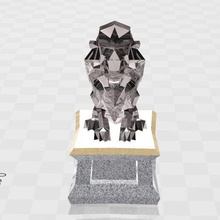 aslan oyun 3d print model - Mito3D