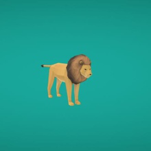 lion divers 3d print model - Mito3D