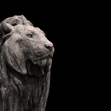 lion art unique 3d point de repère 3d print model - Mito3D