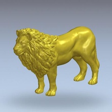 lion Kunst 3d print model - Mito3D