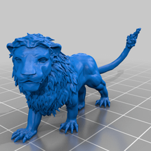 aslan oyun hayvanlar 3d print model - Mito3D