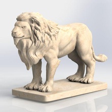 Lion art 3d print model - Mito3D