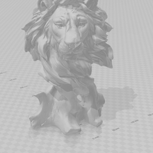 Lion art 3d print model - Mito3D