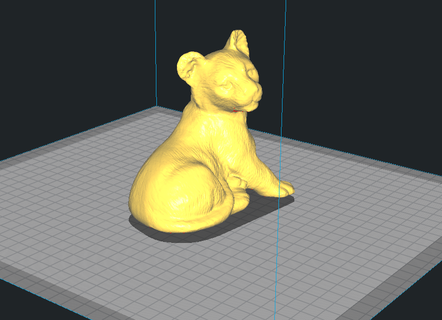 Leone zaxdezignzcom 3dscan creality animale nsfw crscanlizard 3d print model - Mito3D