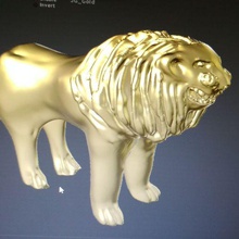 lion jewelry 3d print model - Mito3D