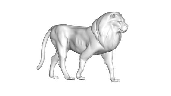 lion 3d print model - Mito3D