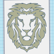 Löwe 3d-Bild verschiedene lion Tabelle 3d 3d print model - Mito3D