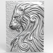 Lion 4 bas relief cnc animal nature félin art mur déco bois artcam aspirer 3d print model - Mito3D
