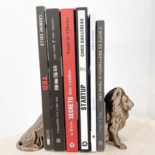 león sujetalibros libros decoración organizacion hogar 3d print model - Mito3D
