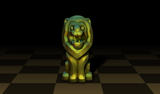 lion chess piece set 3d print model - Mito3D
