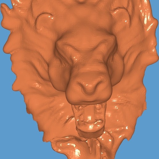 Leone Abiti appendiabiti freddo facile Stampa cremagliera animale re leonessa 3D print model - Mito3D