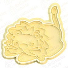 lion cookie cutter set stamp cookies cook home cithen cutters animals dog cat sloth deer sphinx house fox lama 3d print model - Mito3D