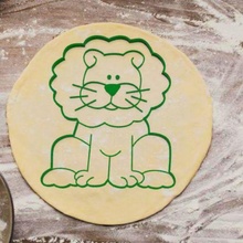 Lion biscuit coupeur animal animaux singe cuisine Coupe masses gâteau coupeurs boulangerie porcelaine céramine argile Pâtisserie boulanger marqueur Marqueurs timbres moules 3d print model - Mito3D