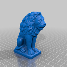 aslan türetilmiş nar iş Evcil Hayvanlar 3d print model - Mito3D