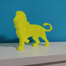 lion flex toy flexible kids ball hinge 3d print model - Mito3D