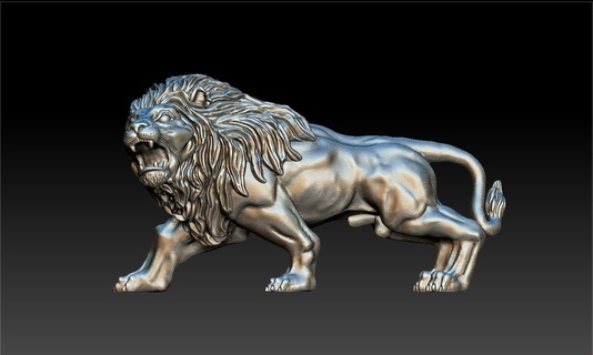león completo 3d Tigre wild lion animal ring face lionface brazalete bracelets 3d print model - Mito3D