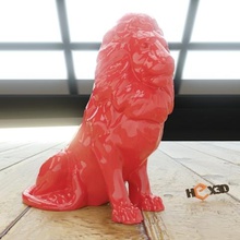 lion hd sin apoyos requeridos arte 3d print model - Mito3D
