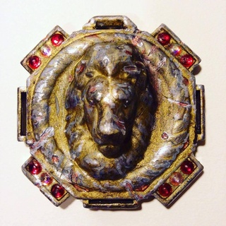 lion king's amulet gold medallion metal ultimaker2 costume 3d print model - Mito3D