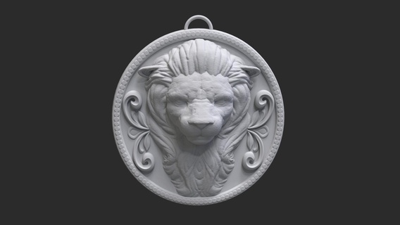 lion king pendant necklace ring bracelet earring statue classic accessories gold silver tiger panther ounce sculpture zbrush rhino blender cnc jewelry 3d print model - Mito3D