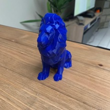 lion low-poly Kunst 3d print model - Mito3D