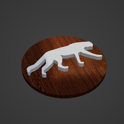 leone medaglione tondo pendente squillare animale umano uomo donna cerchio diamante cnc stampa spille distintivi 3d print model - Mito3D