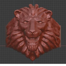 lion ring jewelry jewellery rings art 3d print model - Mito3D
