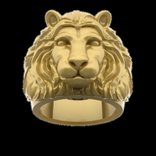 león anillo 3d print model - Mito3D