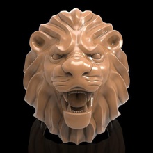 lion ring man jewelry stage bear hobby mario people nature zbrush 3dm rhino men highpoly pendants old tiger one crazy retro rings 3d print model - Mito3D