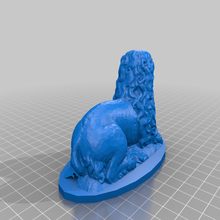 Lion sculpture outil Lion analyse sculpture statue 3d impression 3d print model - Mito3D