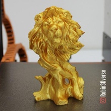Leone simba supporto gratuito remixare arte re disney carattere figurina fallimento supporti animale creatura figura scultura statua robin3dverse 3d print model - Mito3D