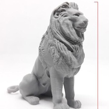 estátua de leão a arte decorações 3d print model - Mito3D