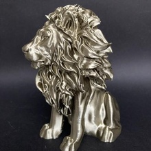 lion statue art animals decoration savannah house 3d print model - Mito3D