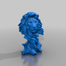 Leone legna simba arredamento 3d print model - Mito3D