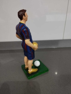 Lionel messi estatueta futebol bola bugiganga jogador tendência decoração casa 3d print model - Mito3D