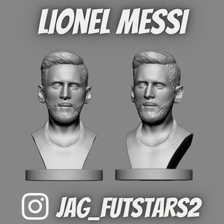 Lionel messi fútbol busto gratis juego futbol futebol Fútbol argentina Barcelona PSG 3d print model - Mito3D