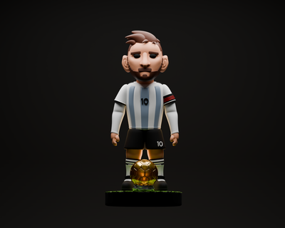 Lionel Messi 3d print model - Mito3D