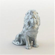 lion Kunst Tier 3d print model - Mito3D
