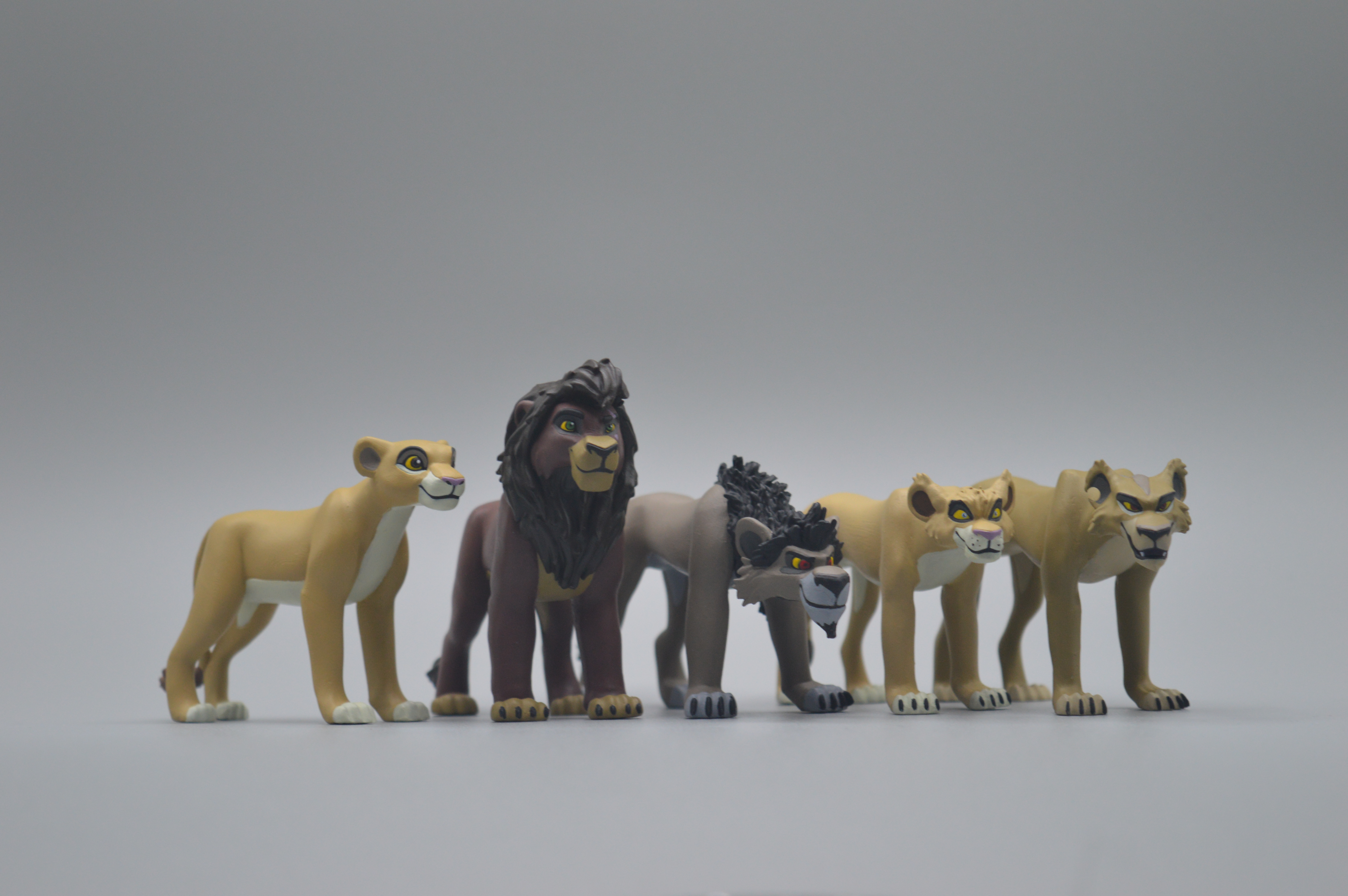 lions 3d models set - stl lion lioness evil villain cartoon kovu vitani zira nuka kiara toy custom fanmade 3D print model - Mito3D