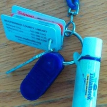 lip balm chapstick clip jewelry keychains 3d print model - Mito3D