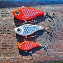 lipless crankbait fishing lure easy print build fish sport outdoors 3d print model - Mito3D