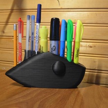 lipless crankbait lure pen holder tool desk top crank bait cool print fishing penholder pencil 3d print model - Mito3D
