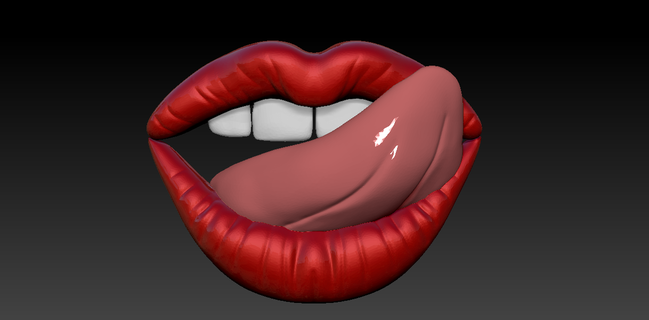 lèvres 2024 3d print model - Mito3D